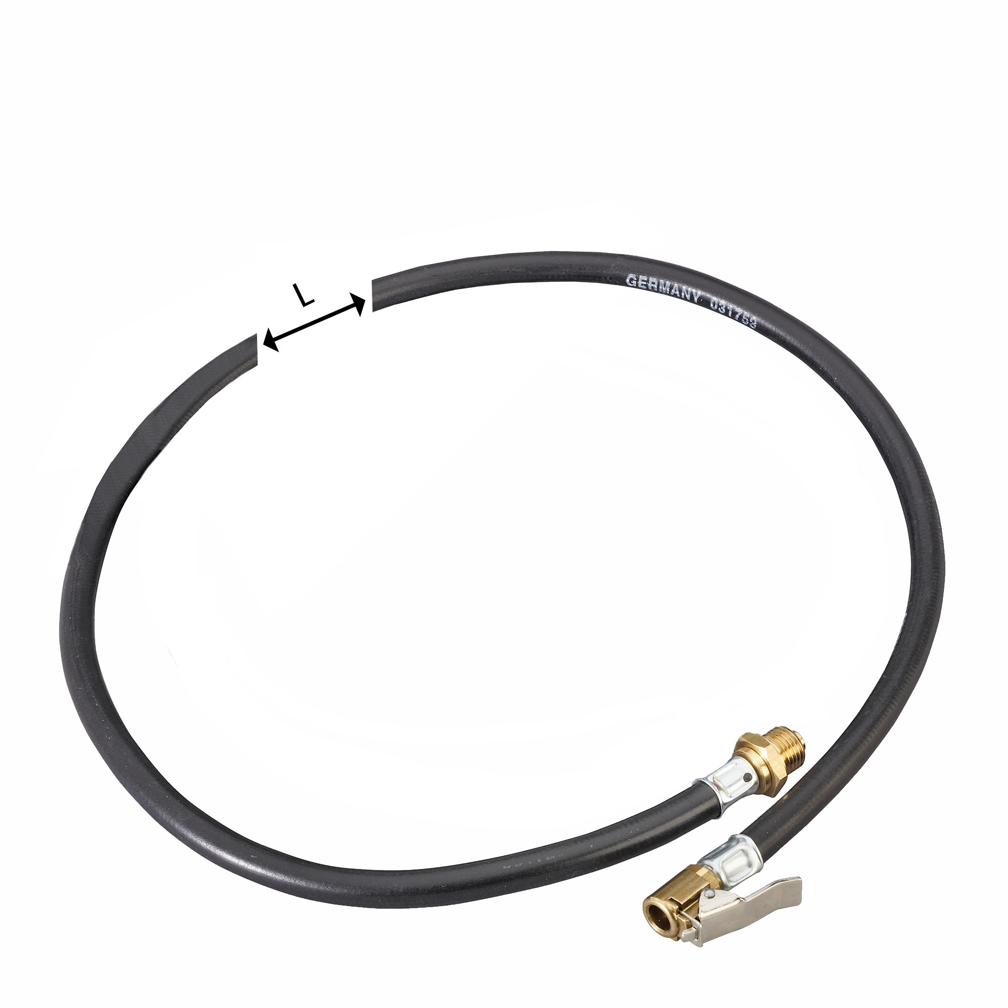 Gator Inflator spare hose with clip-on air chuck - 3.000 mm