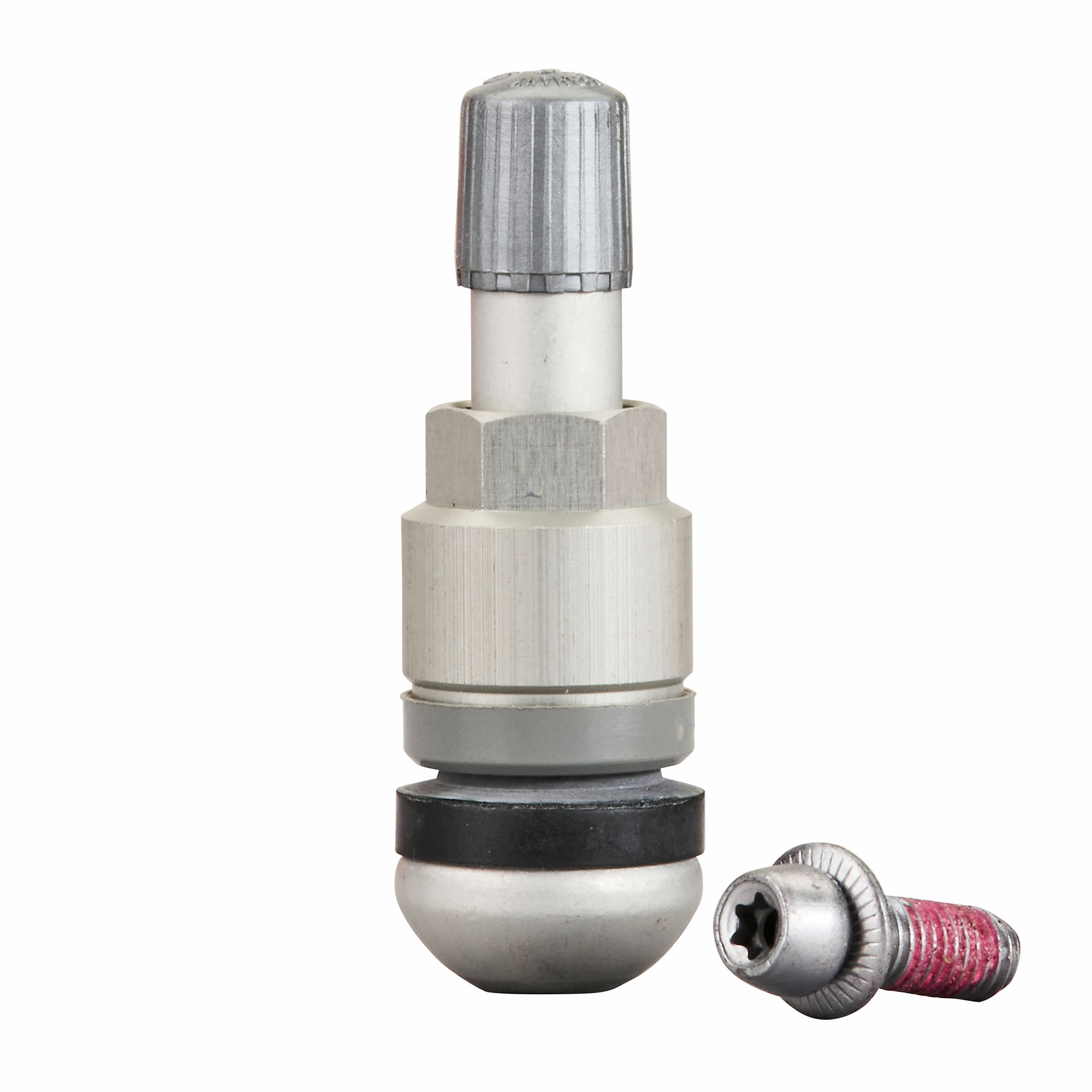 Alligator-RDKS PKW Universalsensor, 433MHz, mit silbernen Ventil, Verschraubung mit Kugelkalotte-9-591132